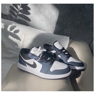 Giày thể thao sneaker nam nữ jd1 cổ thấp xanh than