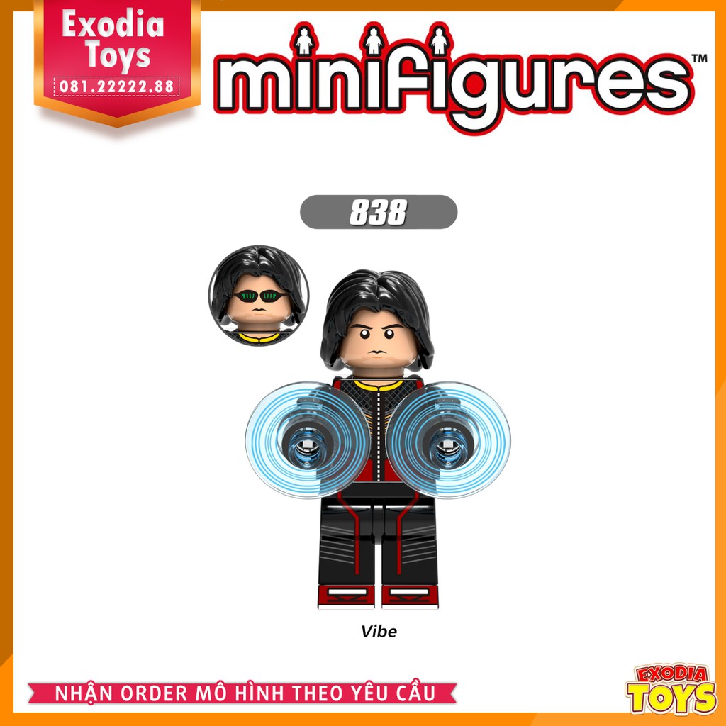 Xếp hình Minifigure siêu anh hùng và kẻ phản diện DC Comics - Đồ Chơi Lắp Ghép Sáng Tạo - X0188