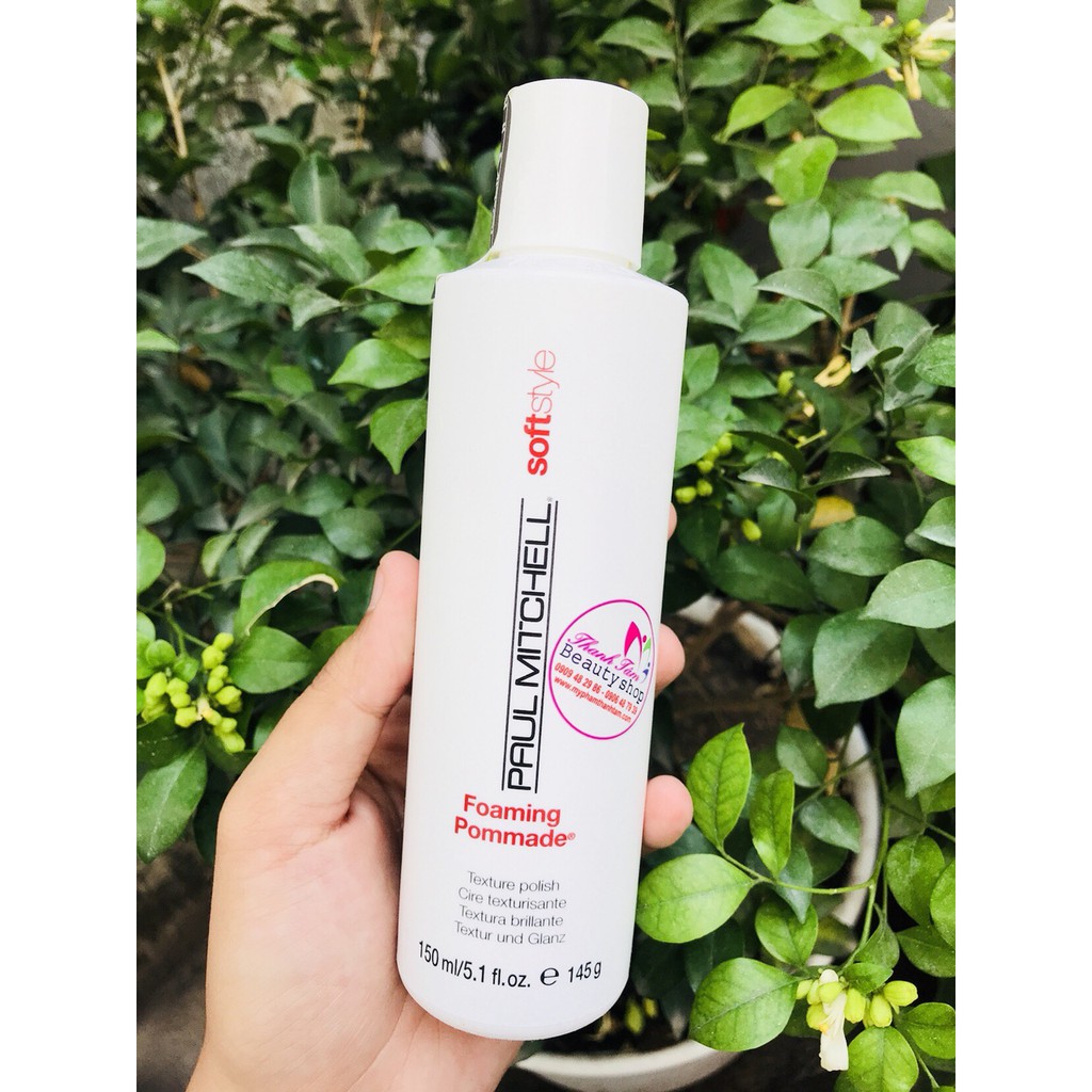 Gel tạo kiểu cho tóc ngắn nữ và nam Foaming Pommade Paul Mitchell 150ml