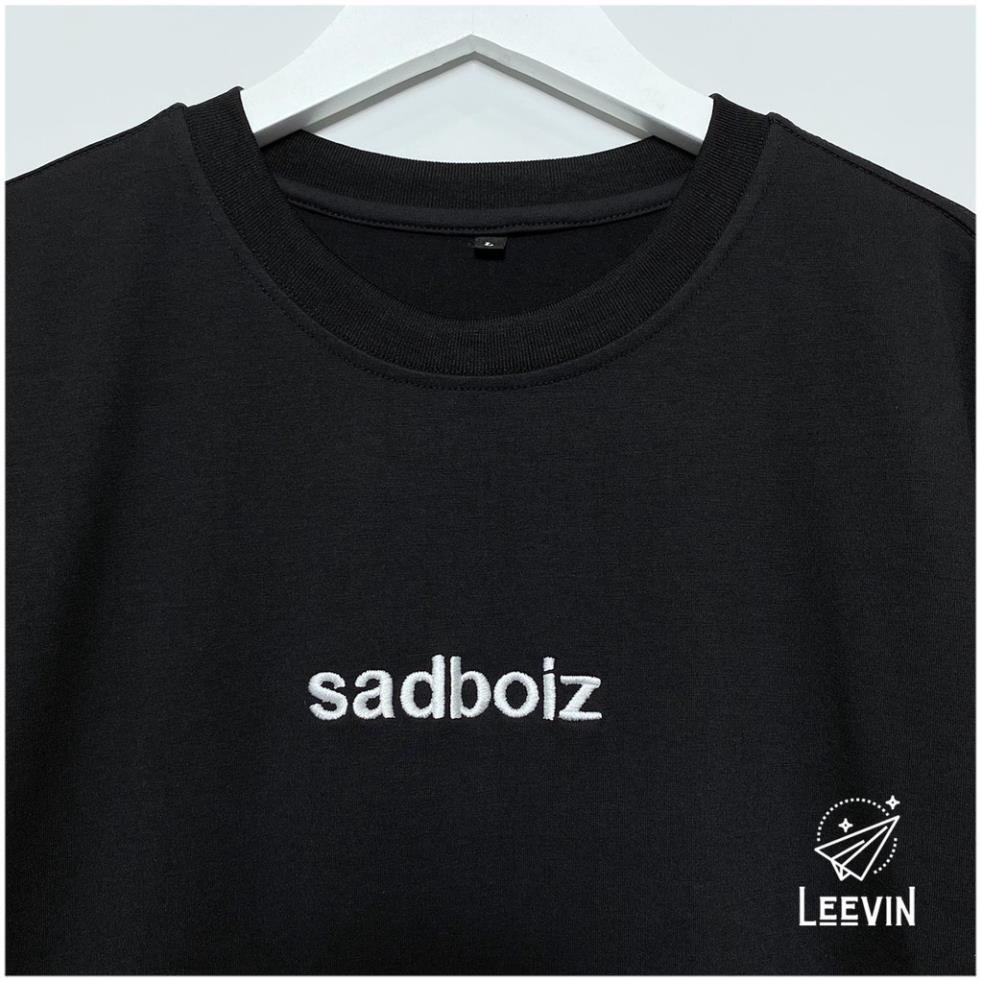 Áo Thun Nam Nữ SADBOIZ SIGNATURE Form Rộng Unisex - Kiểu áo phông tay lỡ form rộng Ulzzang Leevin Store *