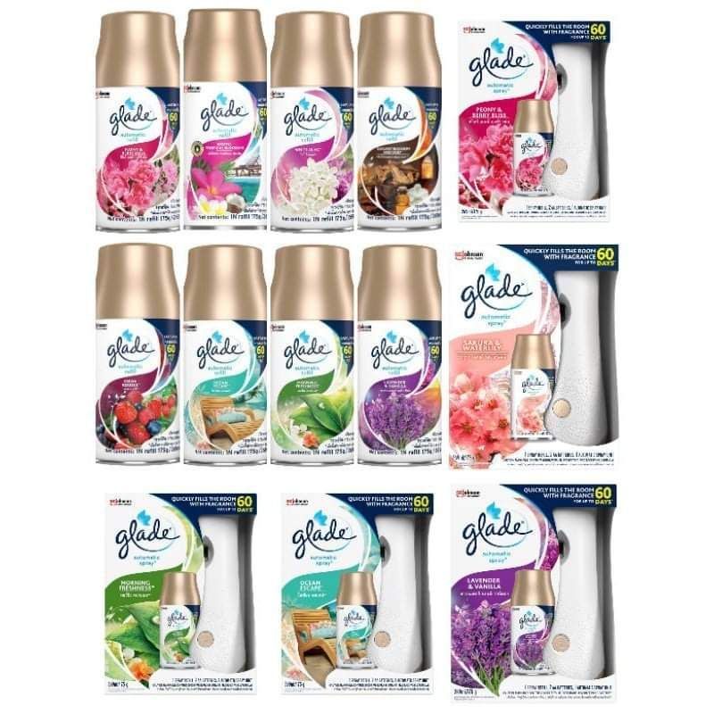 Combo bộ xịt phòng tự động Glade Thái Lan 269ml