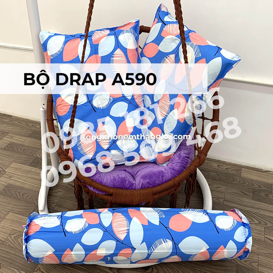 [Ảnh Thật] A590 - Bộ Drap Cotton 4 món Thắng Lợi Chính Hãng