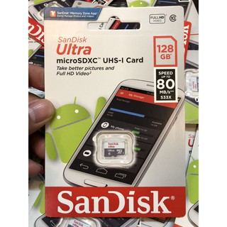 Mua Thẻ Nhớ Sandisk 128GB SanDisk Ultra Upto 80MB/S