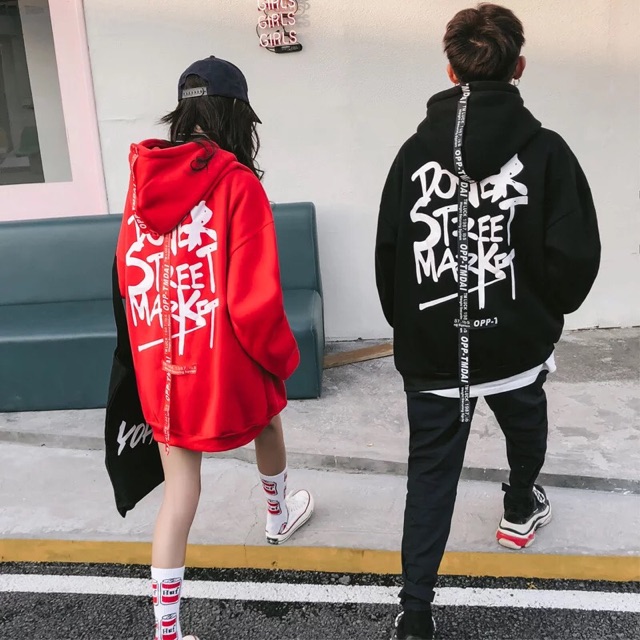 Áo Hoodie Couple Street Unisex | BigBuy360 - bigbuy360.vn