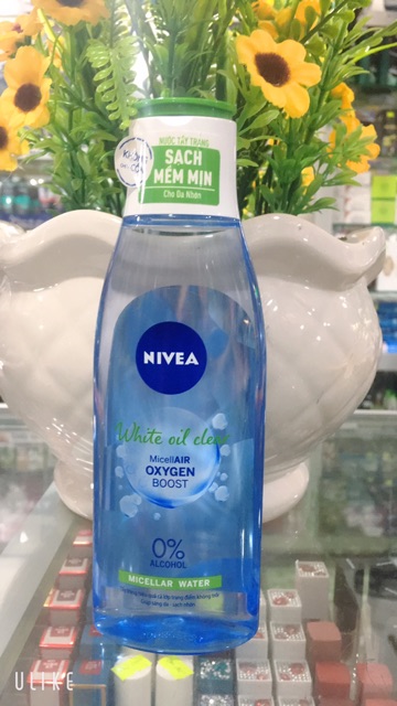 NƯỚC TẨY TRANG NIVEA KHÔNG CỒN ,SẠCH BỤI BẨN 200ML