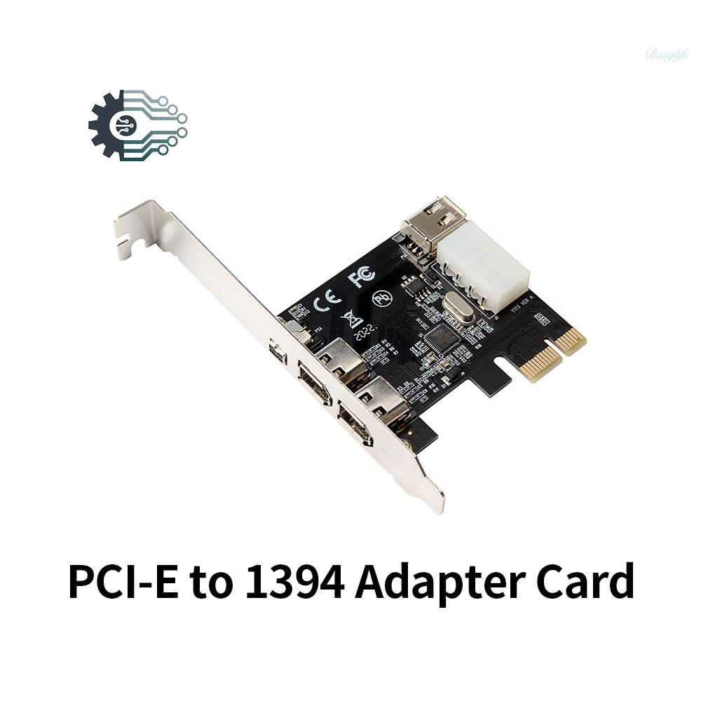 Card Chuyển Đổi Pci-e X1 Sang 3 Cổng 2x1394a 6pin 1x1394a 4pin | BigBuy360 - bigbuy360.vn