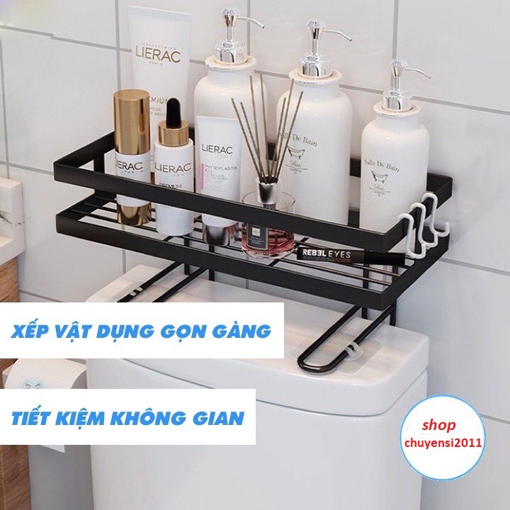 Kệ góc sắt tam giác siêu chắc - Giá để đồ phòng tắm tiện dụng hình chữ nhật