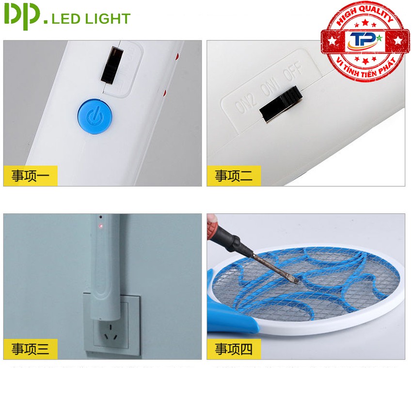 Vợt Diệt Muỗi Điện Tử DP LED-814 / LED-811