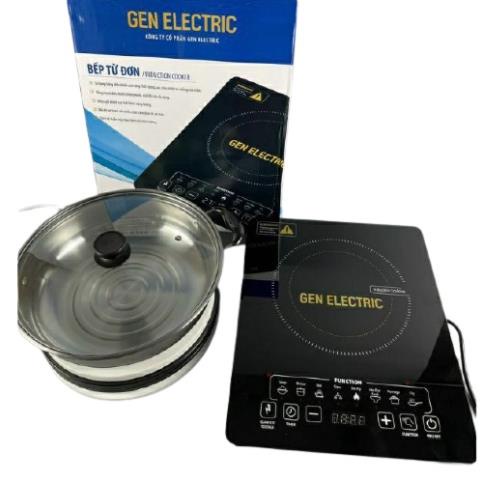 Bếp từ Gen Electric, Bếp từ đơn  Mặt kính Ceramic siêu chịu lực, chịu nhiệt, Công suất 2200W bảo hành 12 tháng SP000045