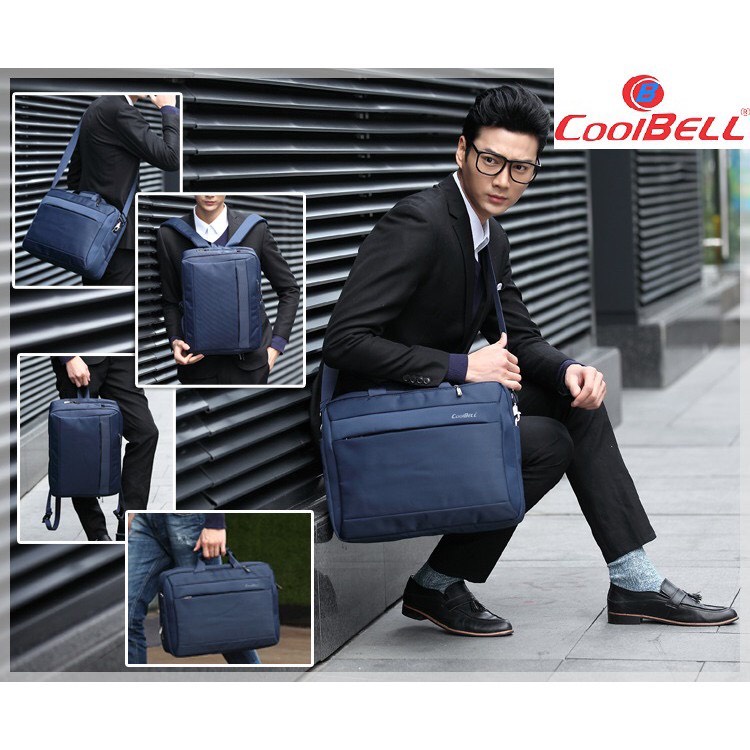 Balo Laptop Đa Năng - Cặp Công Sở Đa Dụng Coolbell Chính Hãng 15.6 inch - 17.3 inch Coolbell 5501