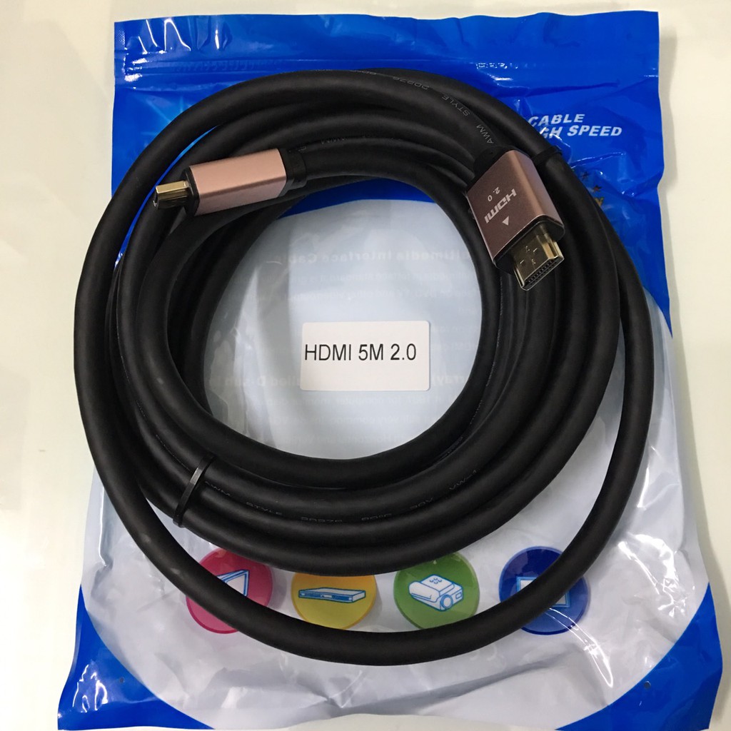 Cable HDMI 2.0 dài 5M chuẩn 4K