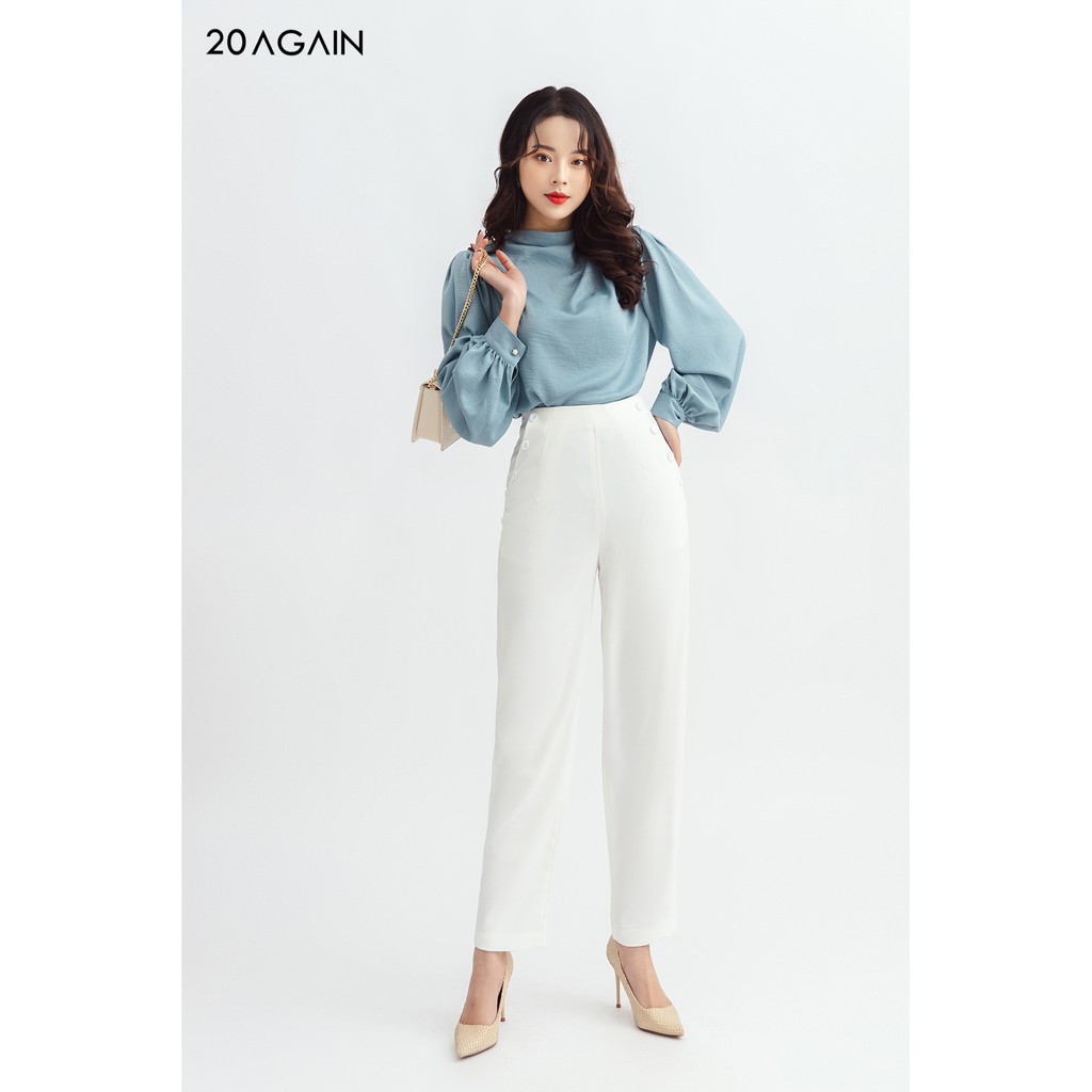 Quần baggy túi đính cúc 20AGAIN - QAA0986 | BigBuy360 - bigbuy360.vn