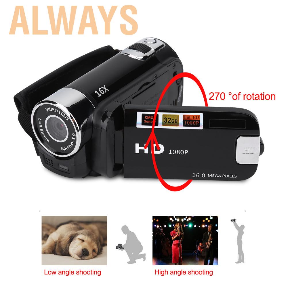 Máy quay kĩ thuật số 16x HD 1080P