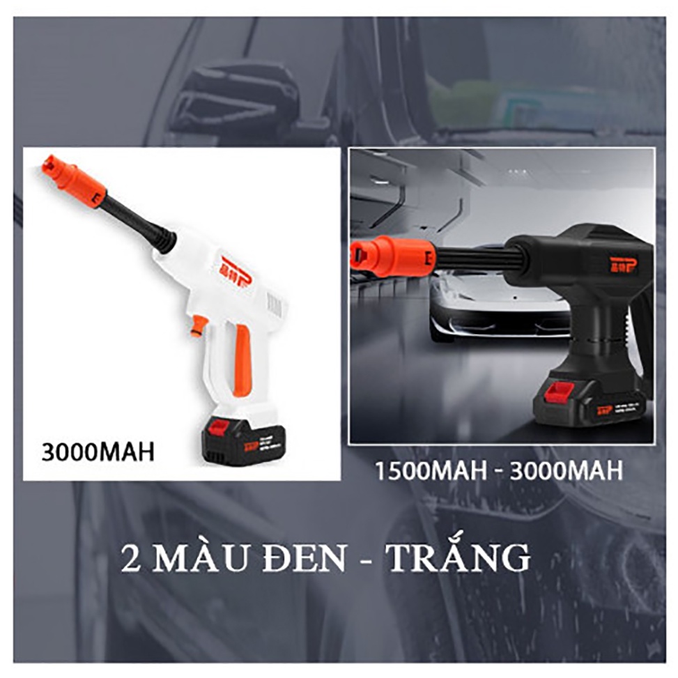 Máy rửa xe cao áp - sử dụng pin cao câp - siêu bên - mạnh - sử dụng lâu
