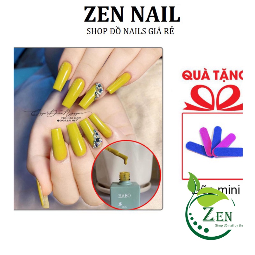 Sơn gel , Sơn móng tay gel hàn quốc màu vàng chanh,15ml