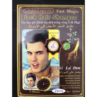 Dầu gội đen tóc black hair shampoo