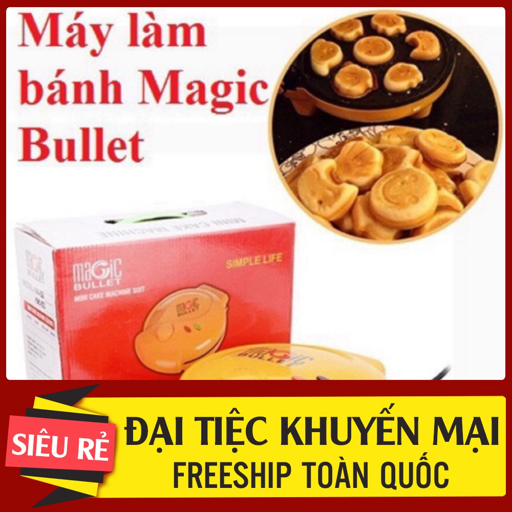 Máy nướng bánh hình thú magic bulit