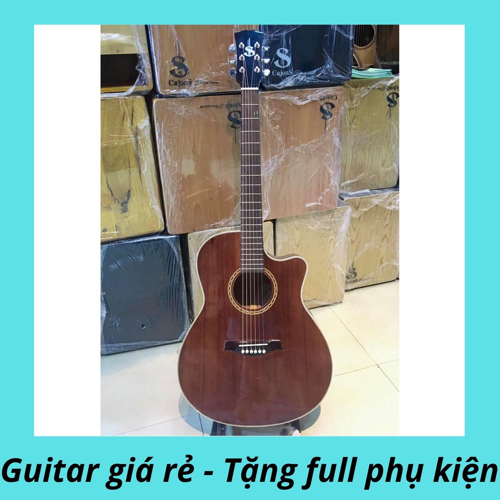 Guitar accoustic ( gỗ hồng đào ) AS20 sale giá sốc