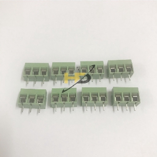 Bộ 10 Cọc nguồn cầu đấu nguồn Terminal Block 5.08mm xanh lá 3P, KF126-3P 5.08mm