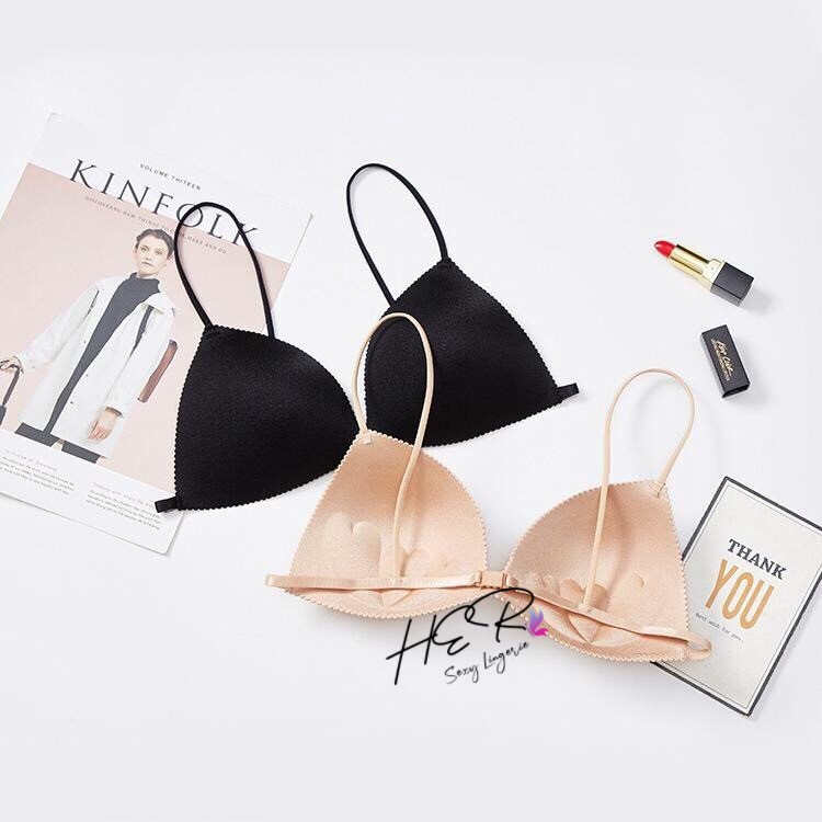 ÁO NGỰC BRA SU TRƠN BASIC ĐỆM TIM NÂNG NGỰC NHẸ NHÀNG DÂY MẢNH QUYẾN RŨ FREE SIZE 40-55KG A243 - VUA SỊP VN