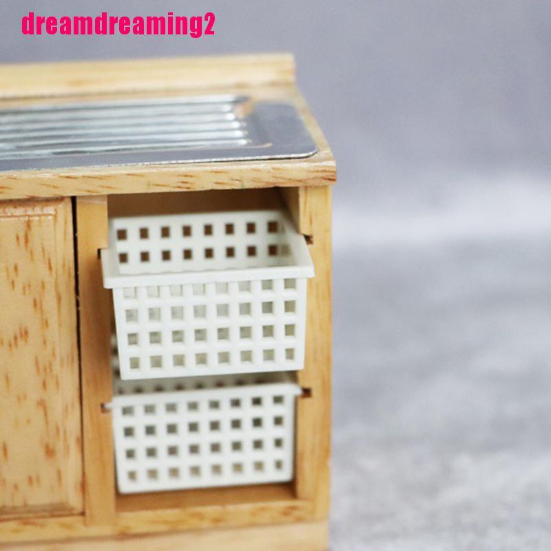 Bộ 3 Giỏ Đựng Đồ Trang Trí Nhà Búp Bê Xinh Xắn