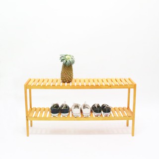 Kệ Giày Gỗ Rộng 100cm 2 Tầng Đa Năng