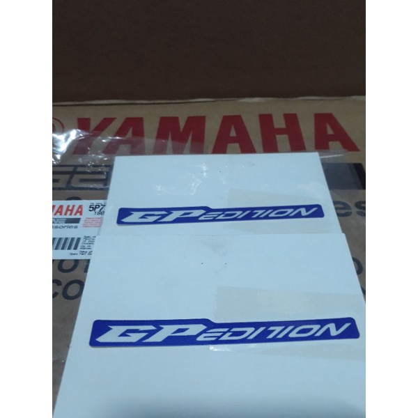 Bộ 2 tem GPedition dán bưởng Exciter GP 2009 Yamaha