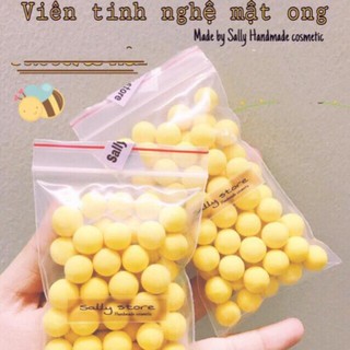100g Viên Tinh nghệ mật ong dùng thử đựng túi zip bạc