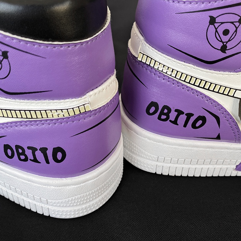 Giày Thể Thao Nam In Hình Nhân Vật Uchiha Obito Trong Naruto