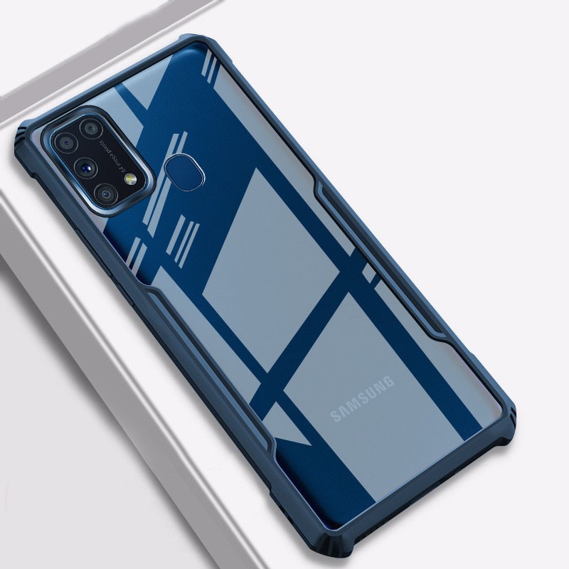 Ốp điện thoại trong suốt chống sốc dành cho Samsung galaxy m30s m21 m31