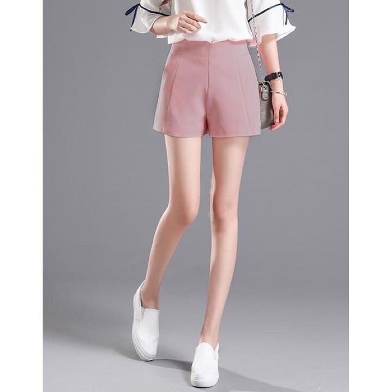 Quần short nữ,short nữ cạp cao tôn dáng siêu xinh vải tuyết mưa cao cấp mã xmhk S022 | BigBuy360 - bigbuy360.vn