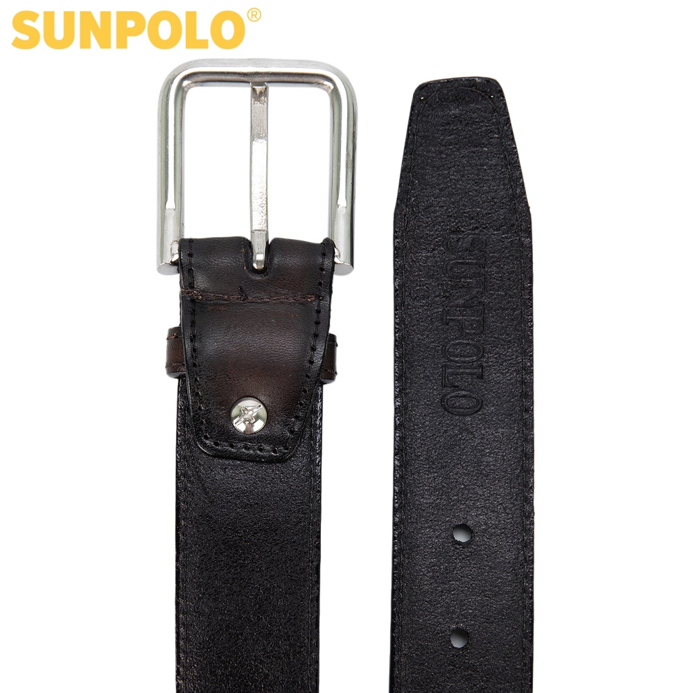 Thắt lưng nam da bò SUNPOLO BSMK45- 3 Phiên bản màu