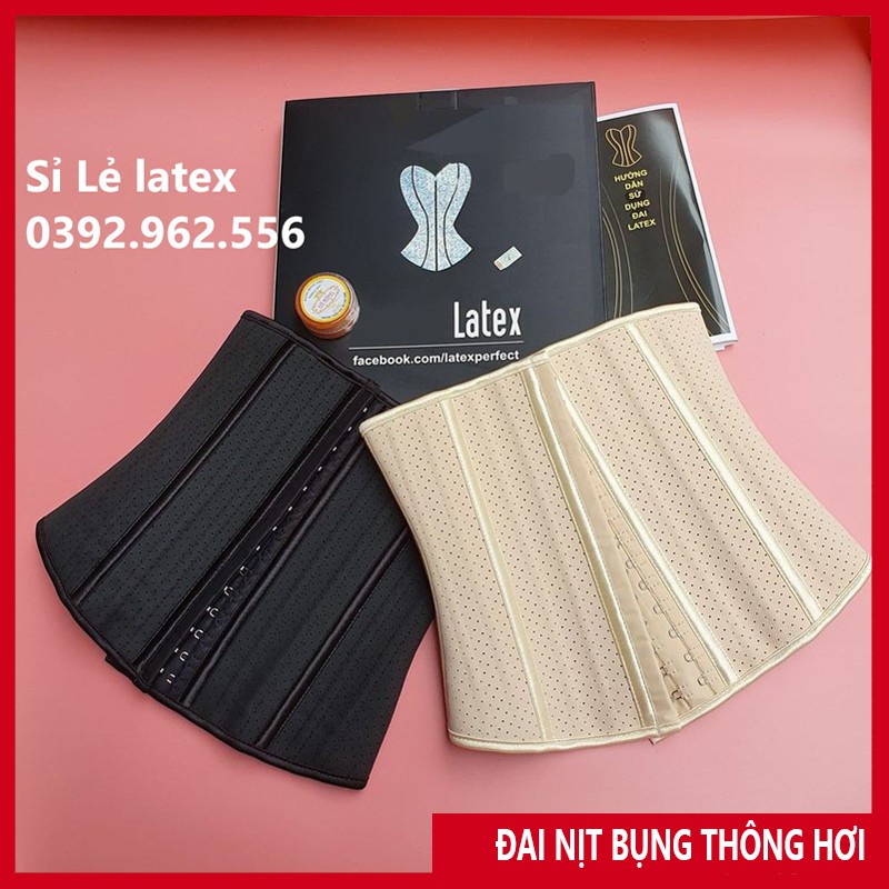 Đai Nịt Bụng Latex 25 xương THÔNG HƠI đeo không lộ viền