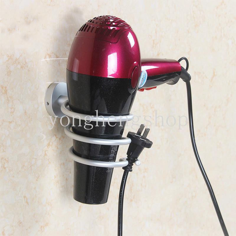 Giá Đỡ Máy Sấy Tóc Gắn Tường Nhà Tắm Bằng Nhôm Tiện Dụng