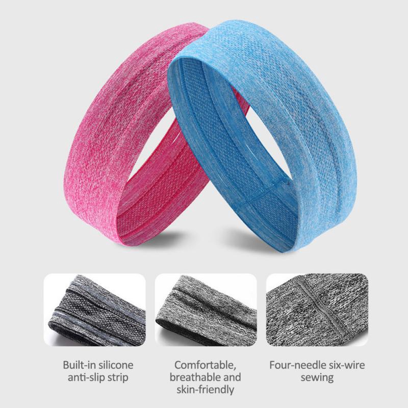 Băng Đô Thể Thao Bằng Silicon Chống Trượt Thoáng Khí