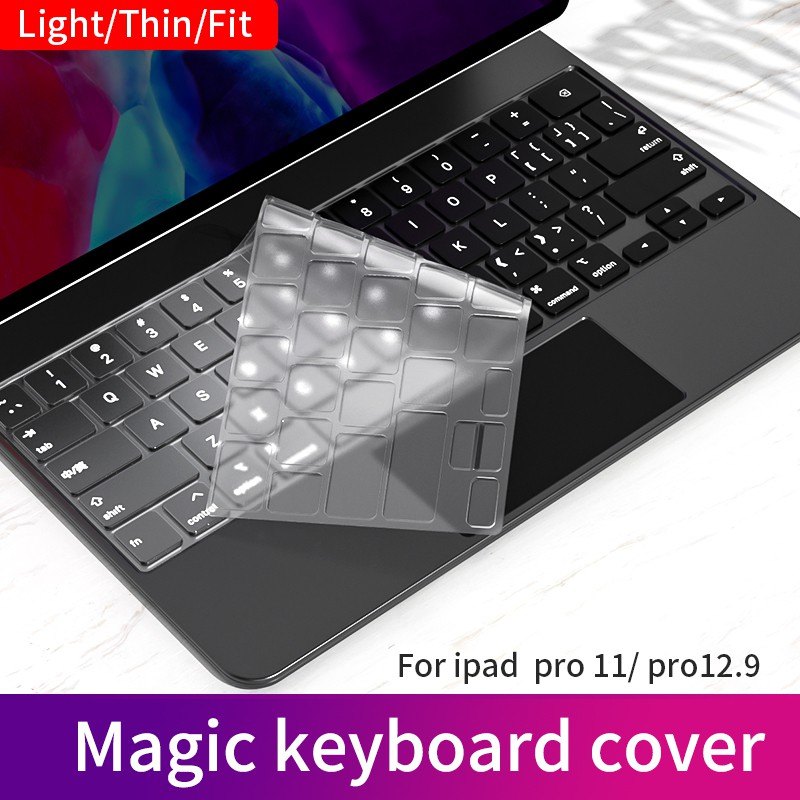 Miếng Dán Bảo Vệ Bàn Phím Bằng TPU Trong Suốt Chống Nước/Bụi Bẩn Cho Ipad Pro 11 12.9 Inch 2020 2021