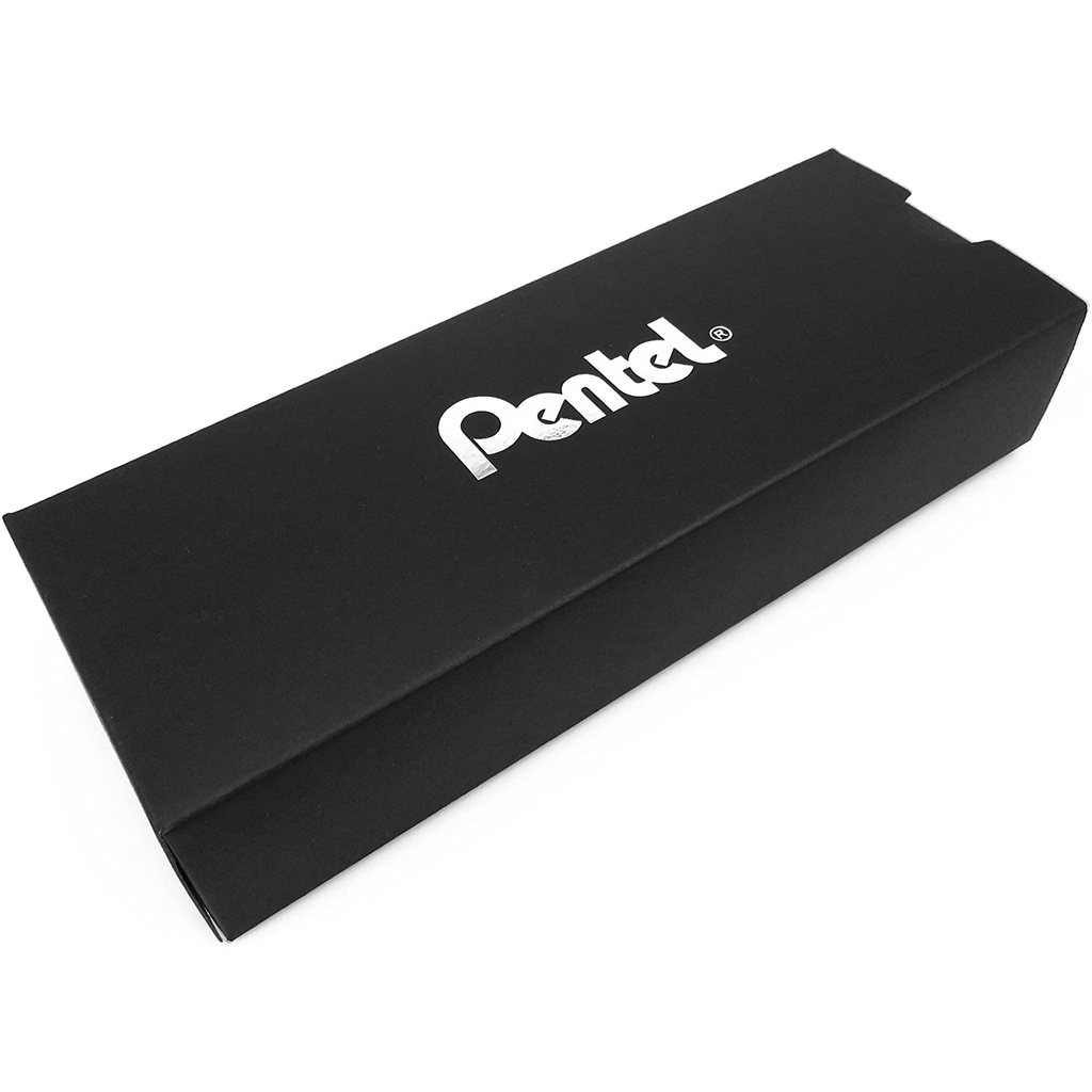 Bút Ký Cao Cấp Pentel B811 Ngòi Bi 0.8mm Mực Xanh | Thiết Kế Nắp Vặn Thanh Lịch | Nhiều Màu Vỏ | Nét Viết Trơn Mượt