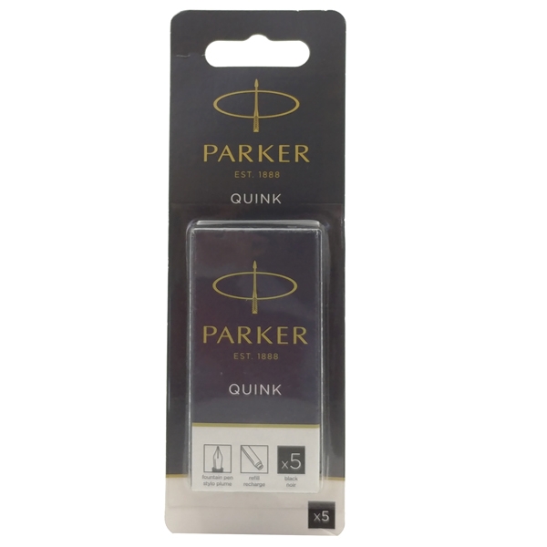 Hộp 5 Ống Mực Parker 1950402 - Mực Đen