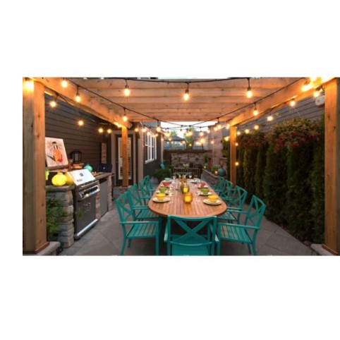 Bộ dây thả ngoài trời 5 mét 10 đuôi e27