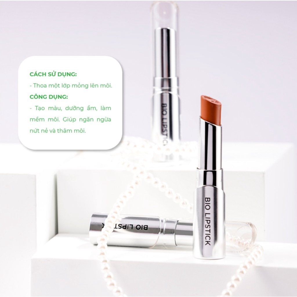 Son Thỏi Bio Lipstick Giúp Dưỡng Ẩm Mềm Môi Chống Nứt Nẻ 3.5g