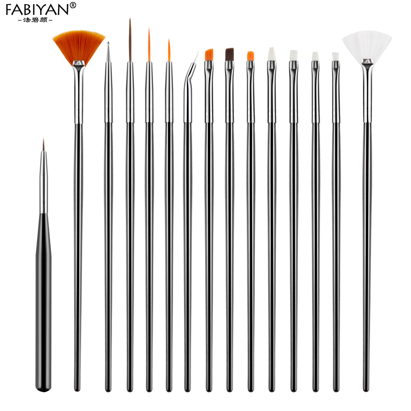 Bộ 15 Cọ Vẽ Trang Trí Móng Tay Nghệ Thuật DIY