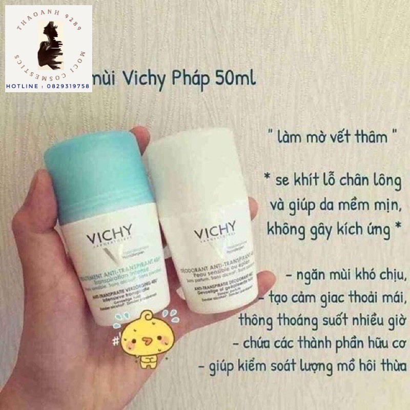Lăn nách khử mùi Vichy 50ml - MoCi Cosmestics | BigBuy360 - bigbuy360.vn