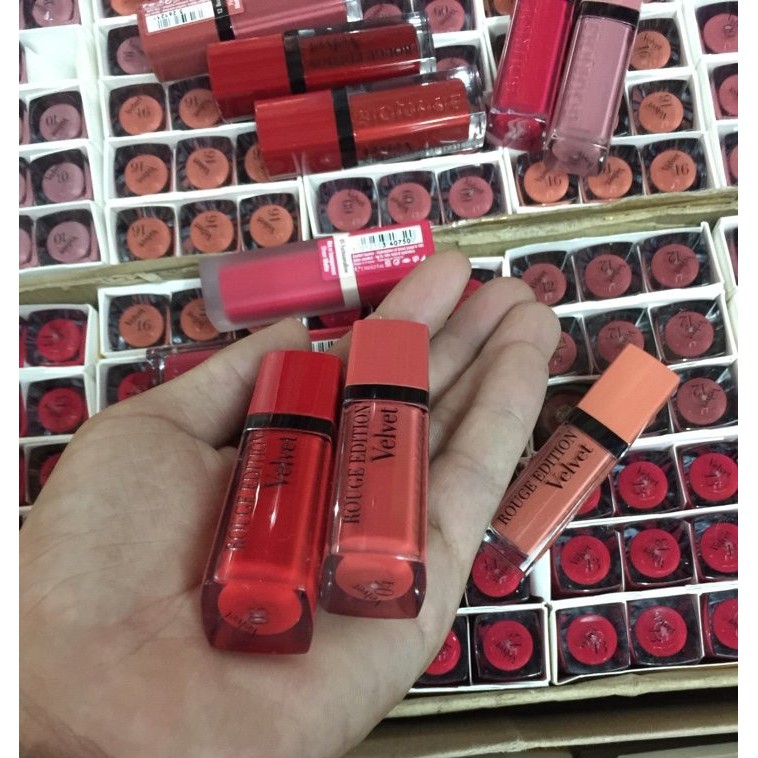 Son Kem Màu: 20 Cam Đỏ Bourjois Rouge Edition Velvet Cam kết hàng Chính Hãng