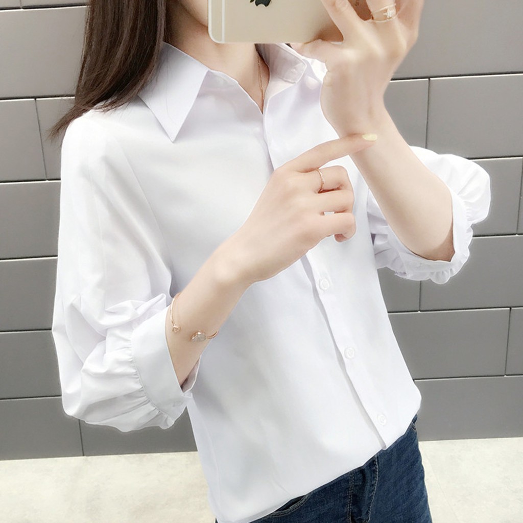[Mã FAMARAL1 giảm 10K đơn 50K] Áo sơ mi nữ form rộng kiểu tay ngắn công sở đẹp VAVASA SM03