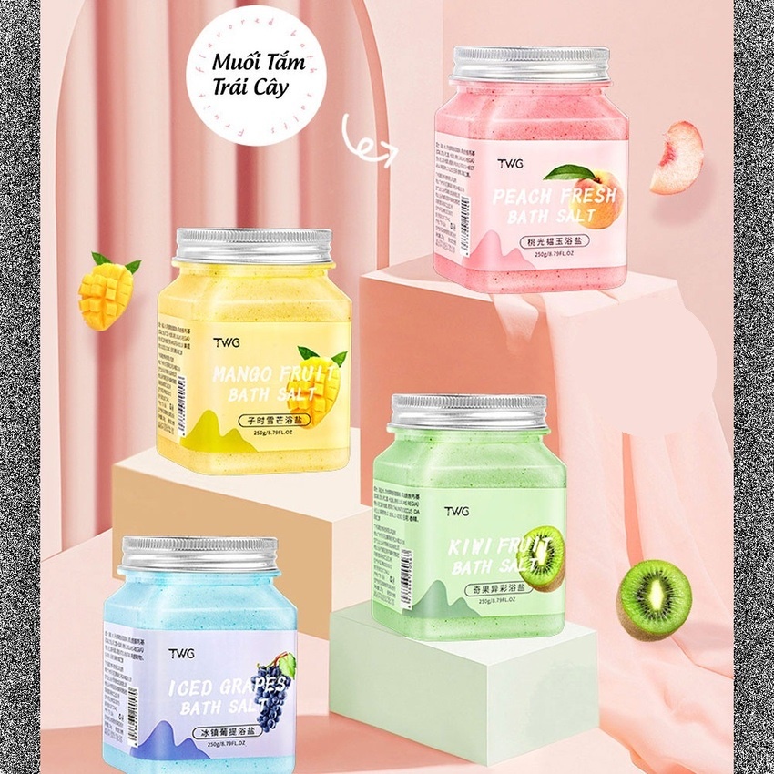 Tẩy da chết body ILY 4 mùi Tẩy tế bào chết làm sạch da, dưỡng ẩm body hộp 250g