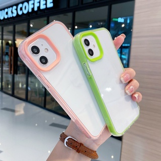 Ốp Điện Thoại TPU Mềm Trong Suốt Chống Sốc 3 Trong 1 Cho Iphone 11 12 13 Xr X Xs Pro Max 7 8 Plus