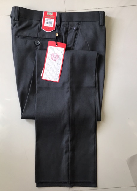 Quần tây Vĩnh Tiến 0 ly classic 429 xám trơn | BigBuy360 - bigbuy360.vn