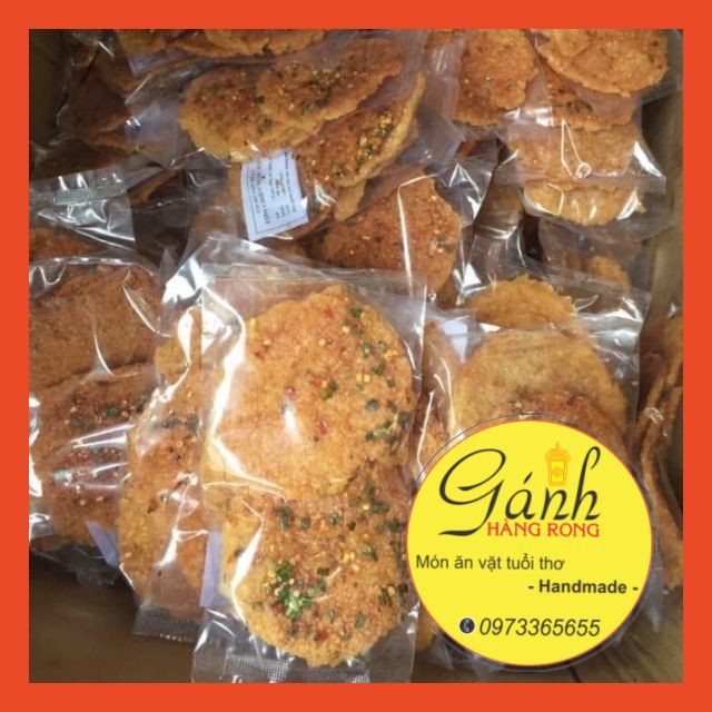 [Mã 77FMCGSALE1 giảm 10% đơn 250K] Cơm cháy mắm hành ớt (1 gói 3 miếng)