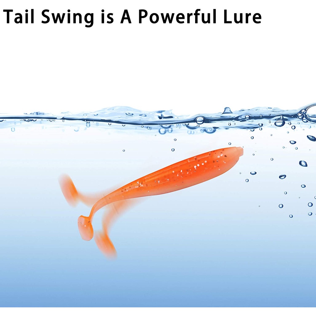 Set 5 / 1 Mồi Câu Cá Giả Mềm 55mm 70mm