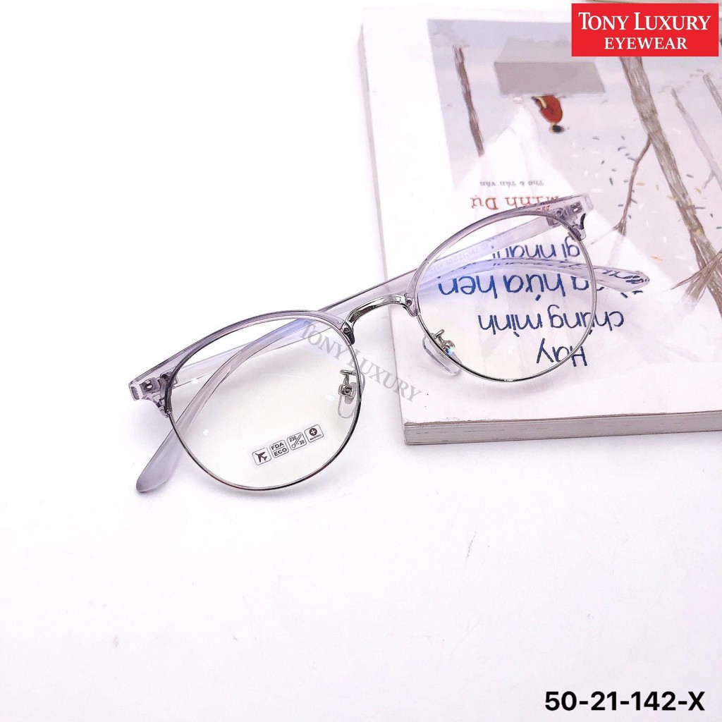 Gọng Kính Cận Tròn Tony Luxury Eyewear 50-21-142 - Nhận cắt Tròng Cận Viễn Loạn | BigBuy360 - bigbuy360.vn